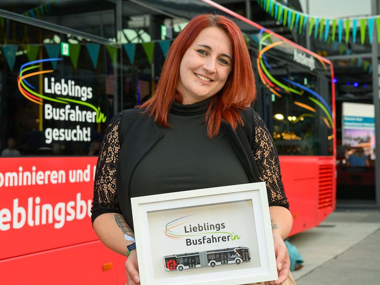 Sabrina Altieri auf der Preisverleihung zur LieblingsbusfahrerIn 2024 im September 2023 in Berlin