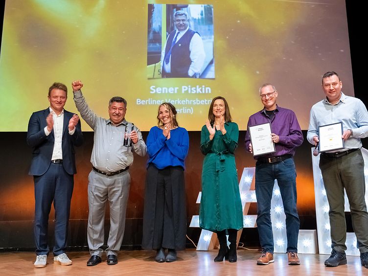Sener Piskin bei der Preisverleihung 2025